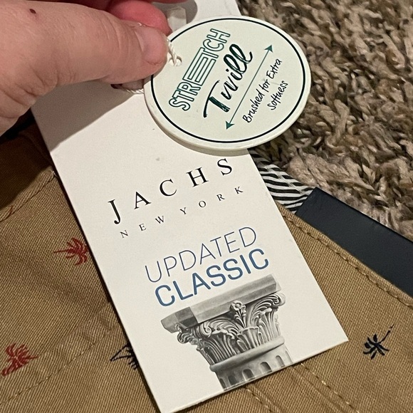 Jachs New York NWT Stretch Twill palm tree print khaki shorts - Picture 5 of 14